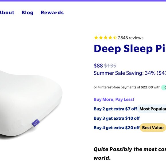 cushion lab: deep sleep pillow - Picture 5 of 10
